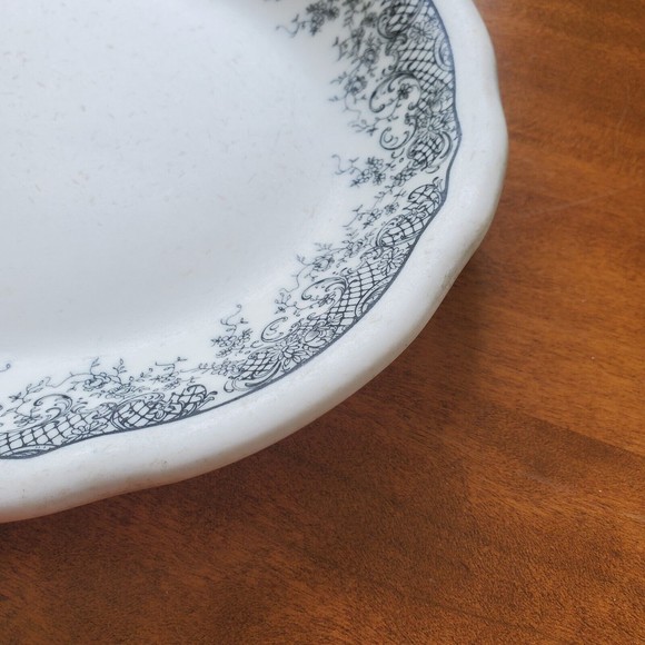 Shenango Vintage China 11x9 Oval Decorative Serving Dish Made In USA New Castle - Picture 10 of 11